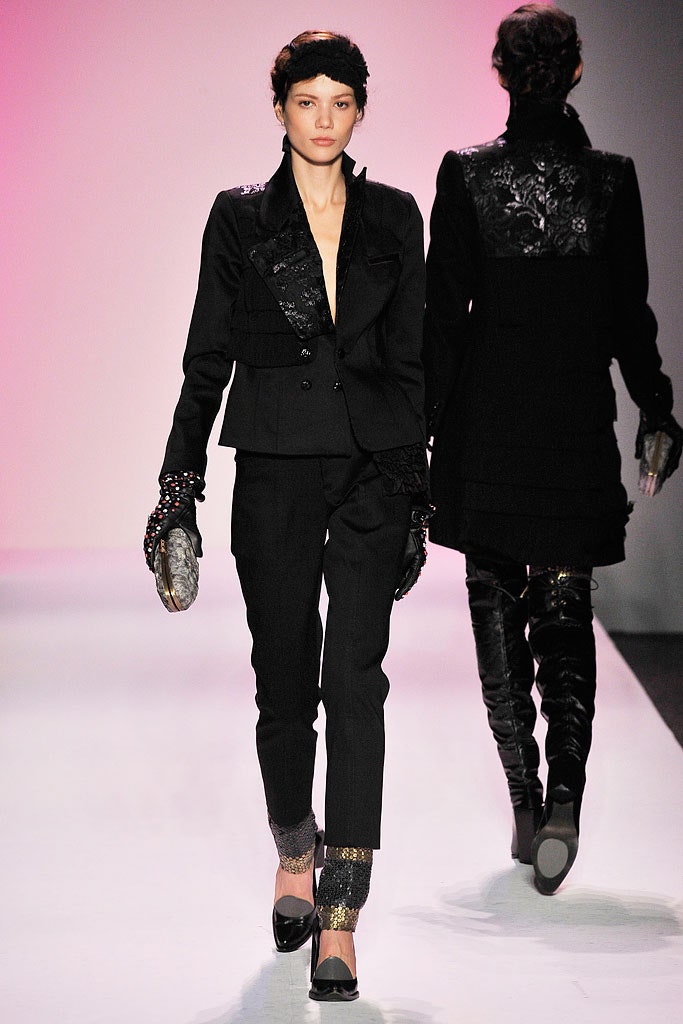 black embellished gloves
