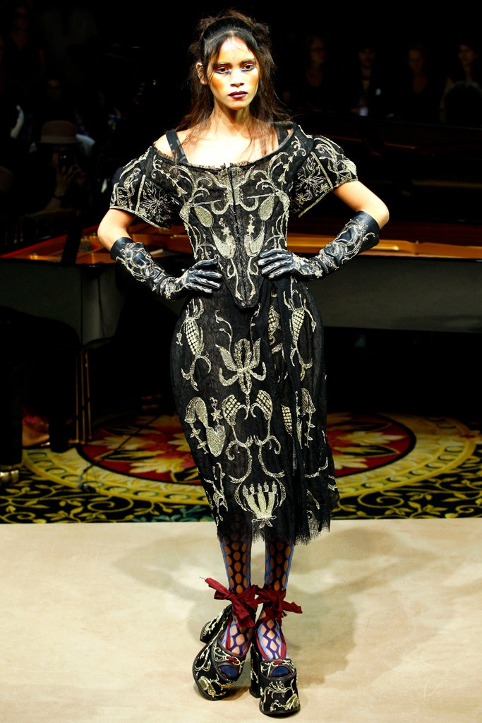 black lace embroidered midi dress