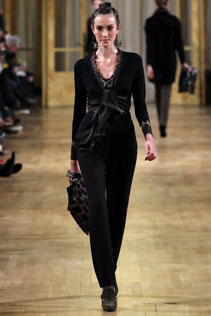 black silk fitted jumpsuit