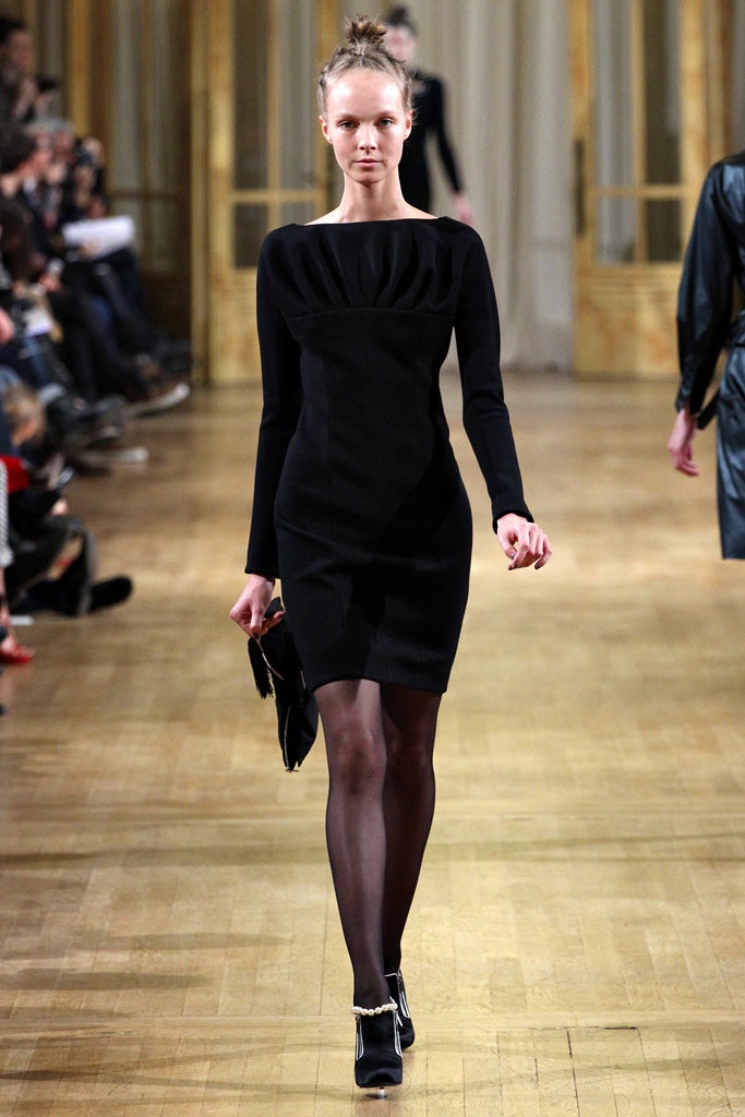 black silk fitted mini dress