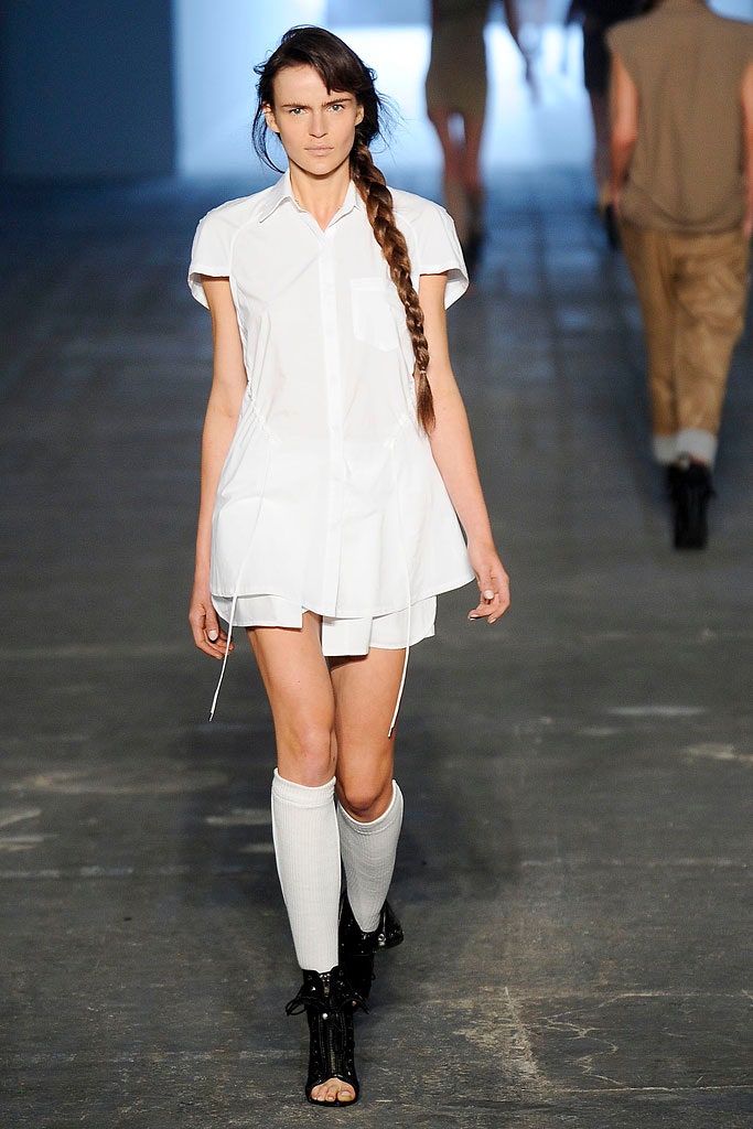 white fitted mini dress
