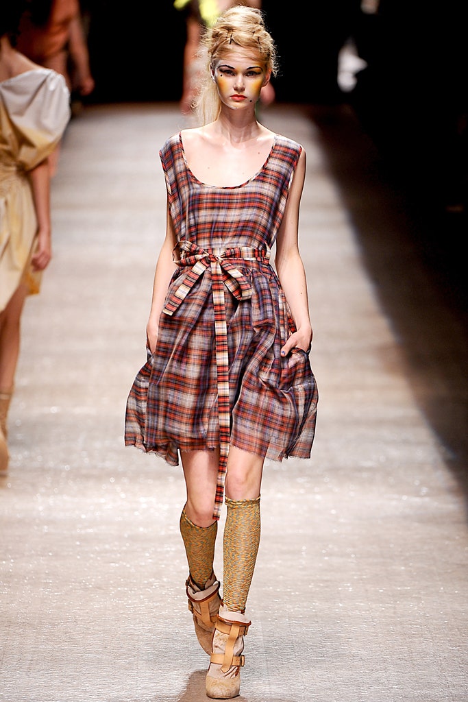multi-colored relaxed tiered dress