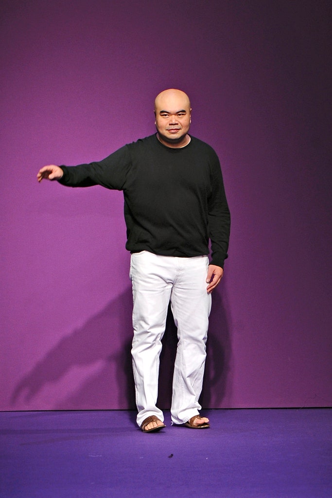 black sweater white pants