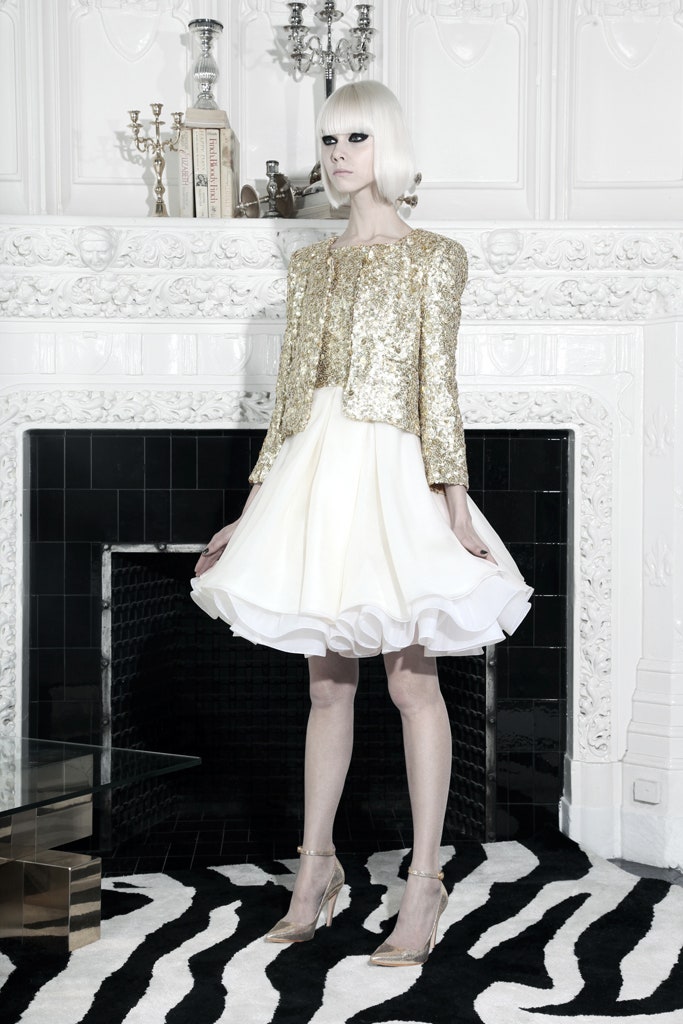 white silk sleeveless v-neck fitted a-line flowing dress
