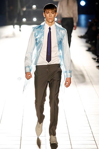 blue vinyl long-sleeve collared relaxed zippered shiny coat