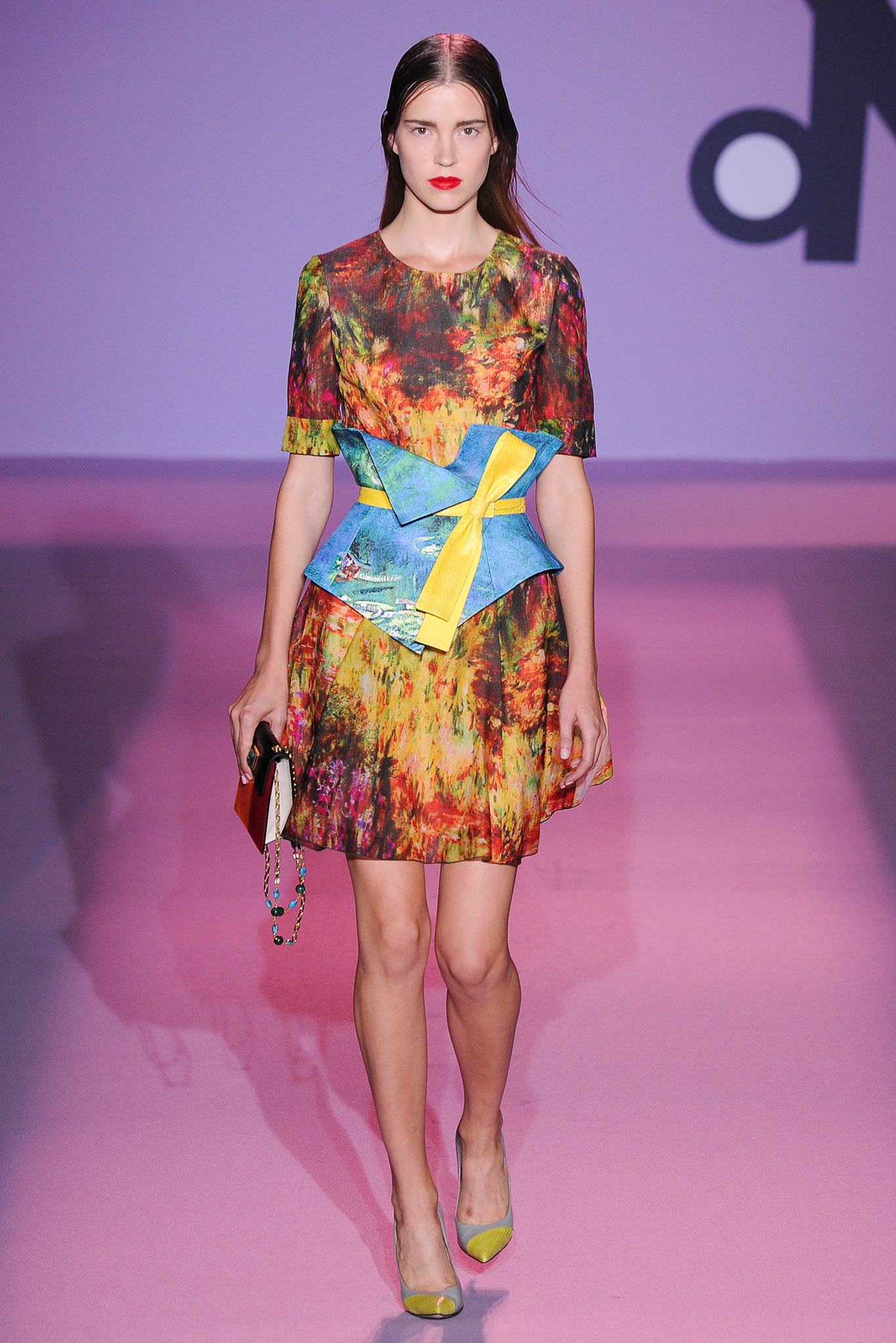 multi short-sleeve collared fitted layered belted short dress