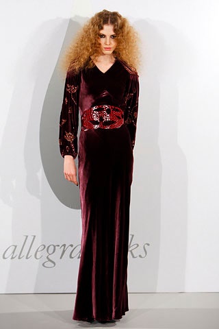 red velvet fitted gown