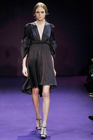 black silk sleeveless dress