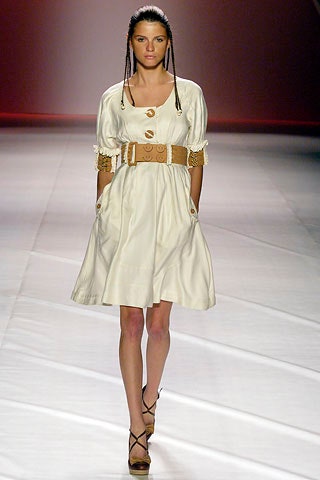 white relaxed a-line dress
