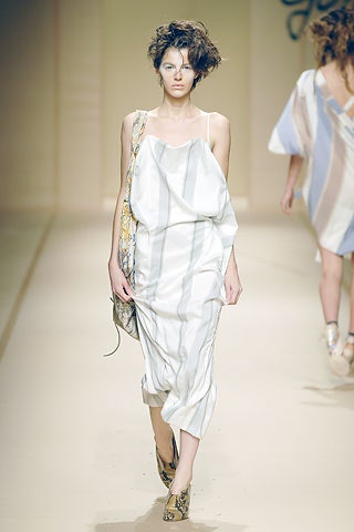 relaxed silk midi dress