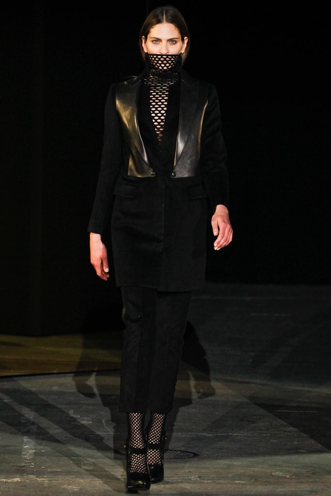 black velvet blazer with mesh top