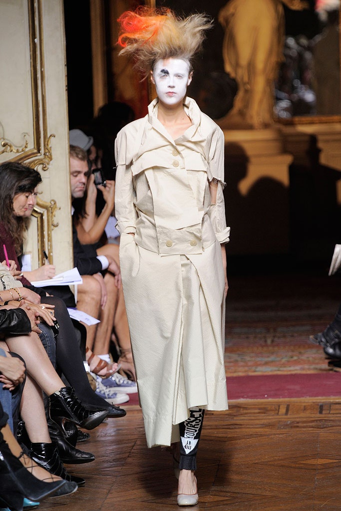 beige cotton relaxed coat