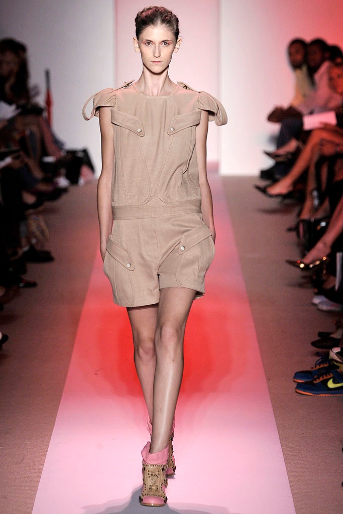 beige fitted sleeveless romper