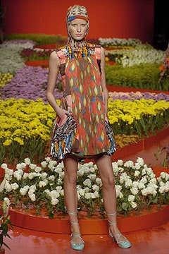 multi-colored printed mini dress