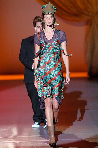 green cotton sleeveless v-neck relaxed printed ruffled dress