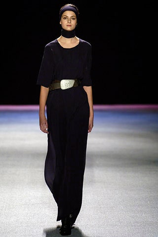 black silk belted maxi dress