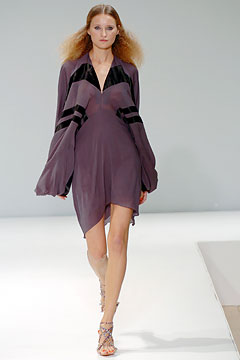 purple silk relaxed dress