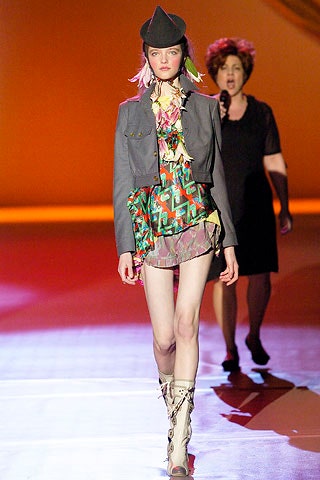 gray jacket with multi dress