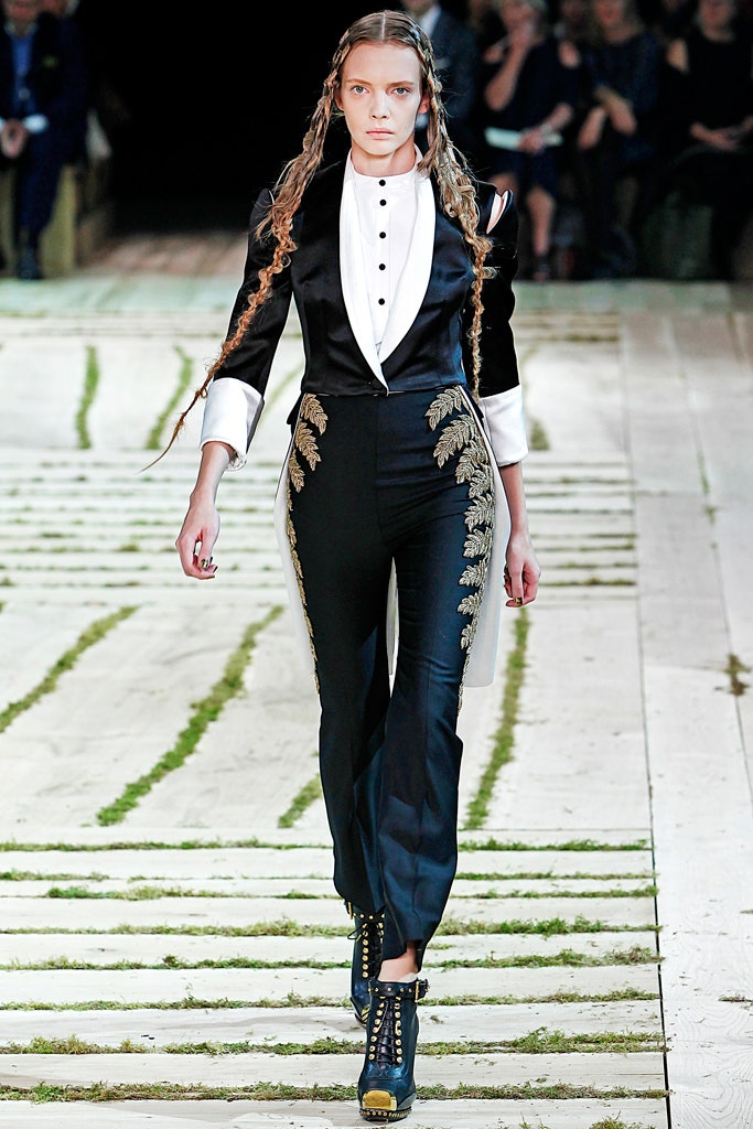 black and white embroidered jumpsuit