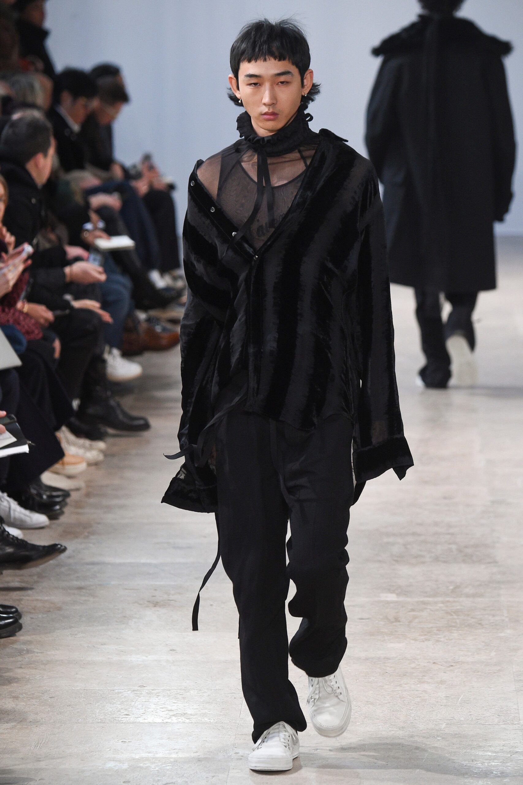 black relaxed shirt and pants