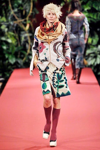 multi cotton long-sleeve collared relaxed embroidered layered jacket