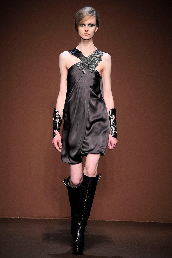 black leather fitted boots