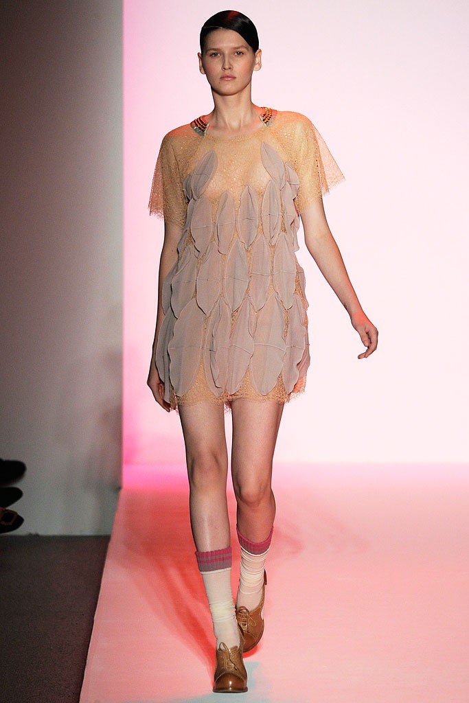 beige silk sleeveless dress