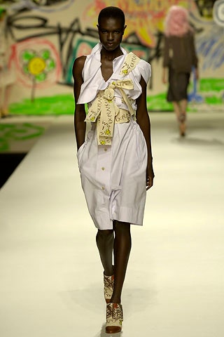 white cotton fitted dress