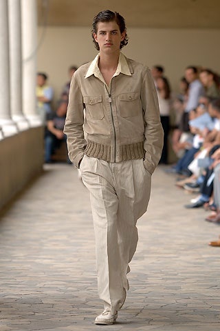 white cotton relaxed pleated straight-leg pants