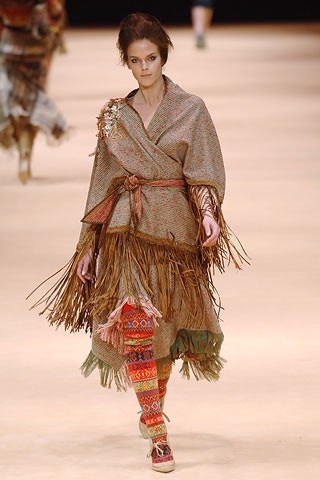brown wool sleeveless collared relaxed fringed layered poncho