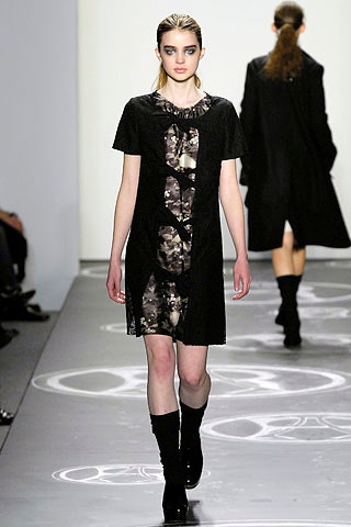 black silk fitted dress and coat