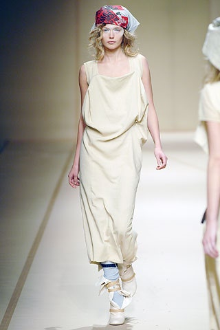 beige relaxed sleeveless dress