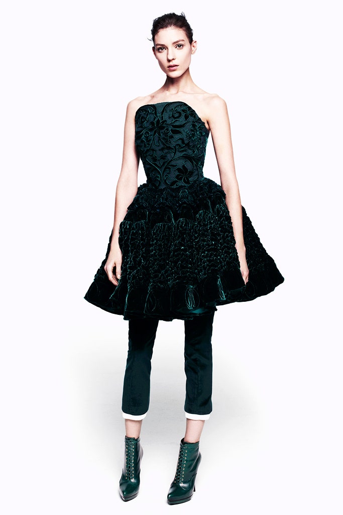 black velvet strapless mini dress