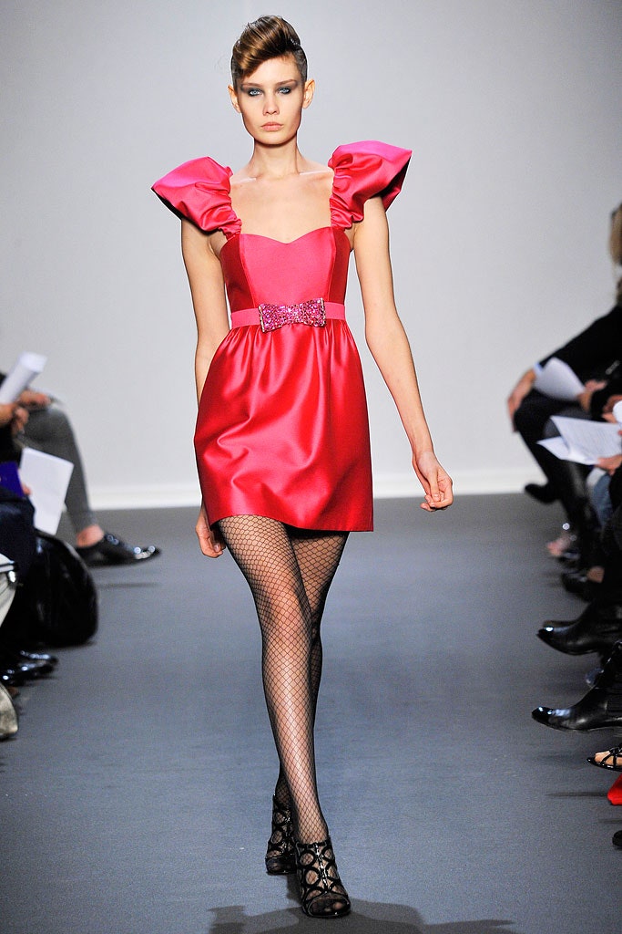 fitted pink satin mini dress