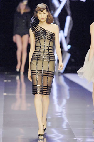 black fitted asymmetric dress