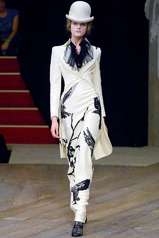 white silk gown with coat