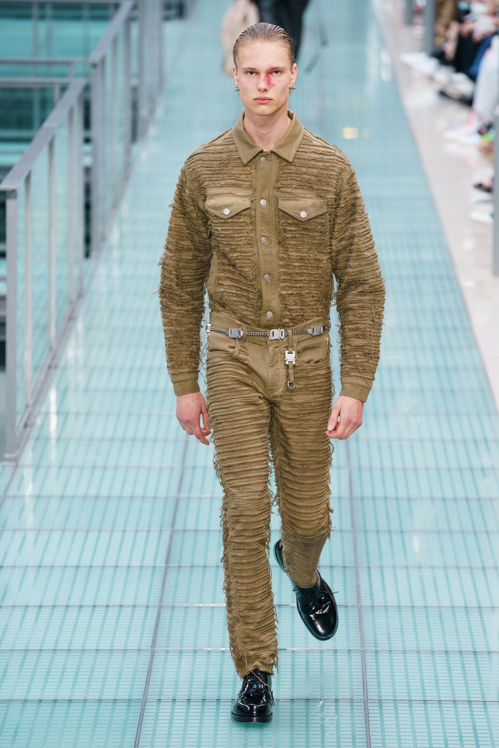 beige fitted jumpsuit