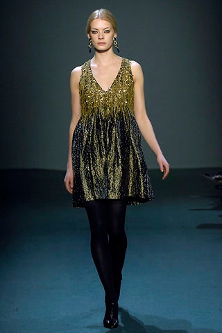 black and gold sleeveless dress