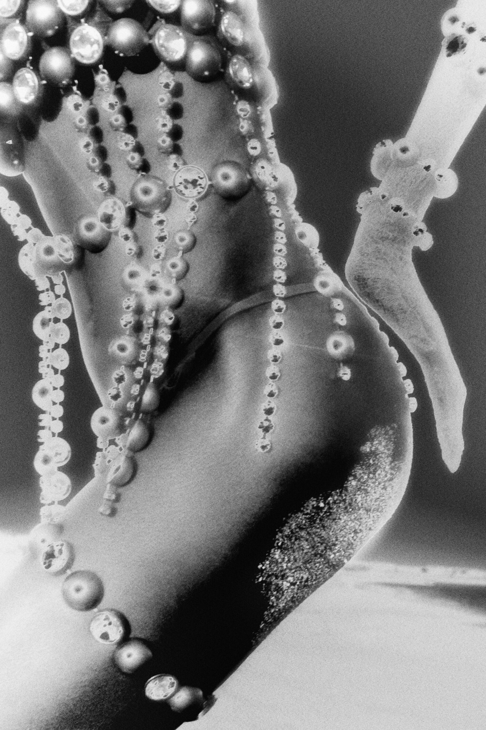 black silk sleeveless dress