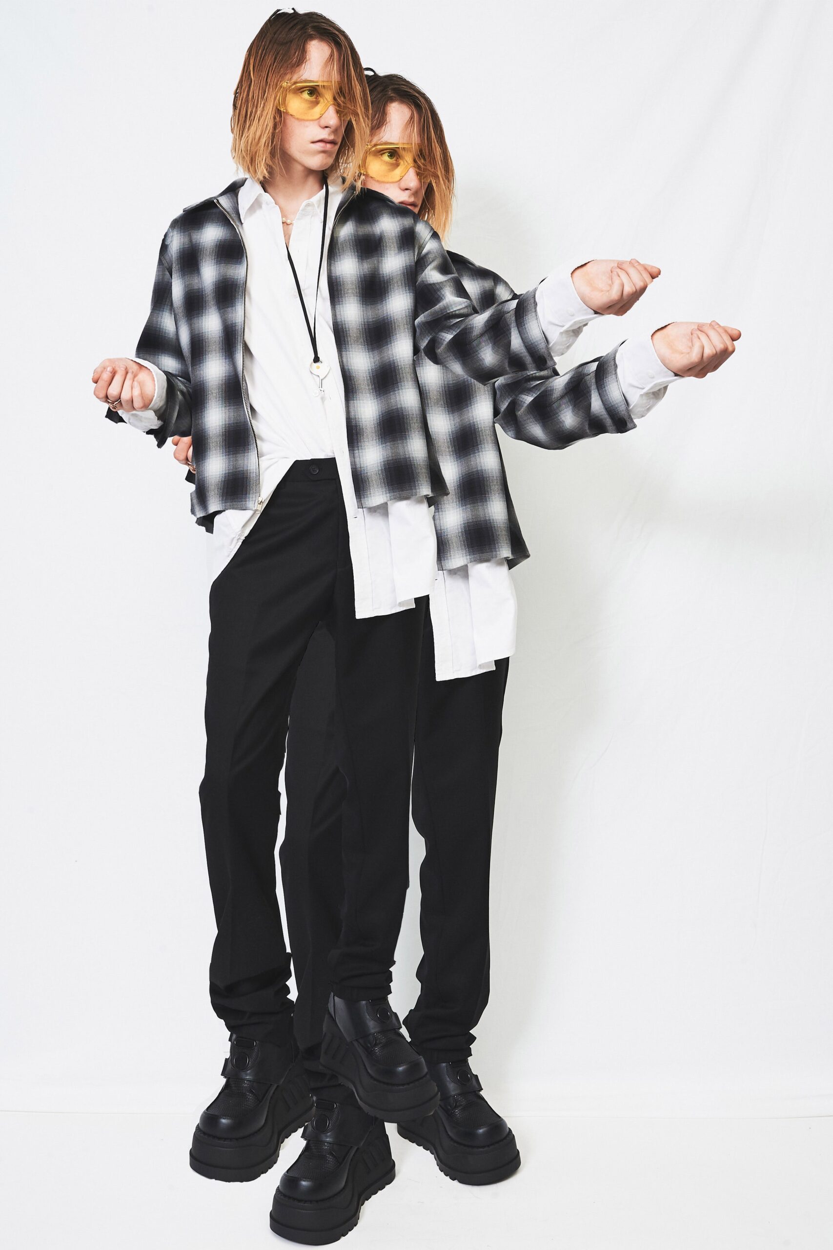 relaxed white shirt oversized jacket