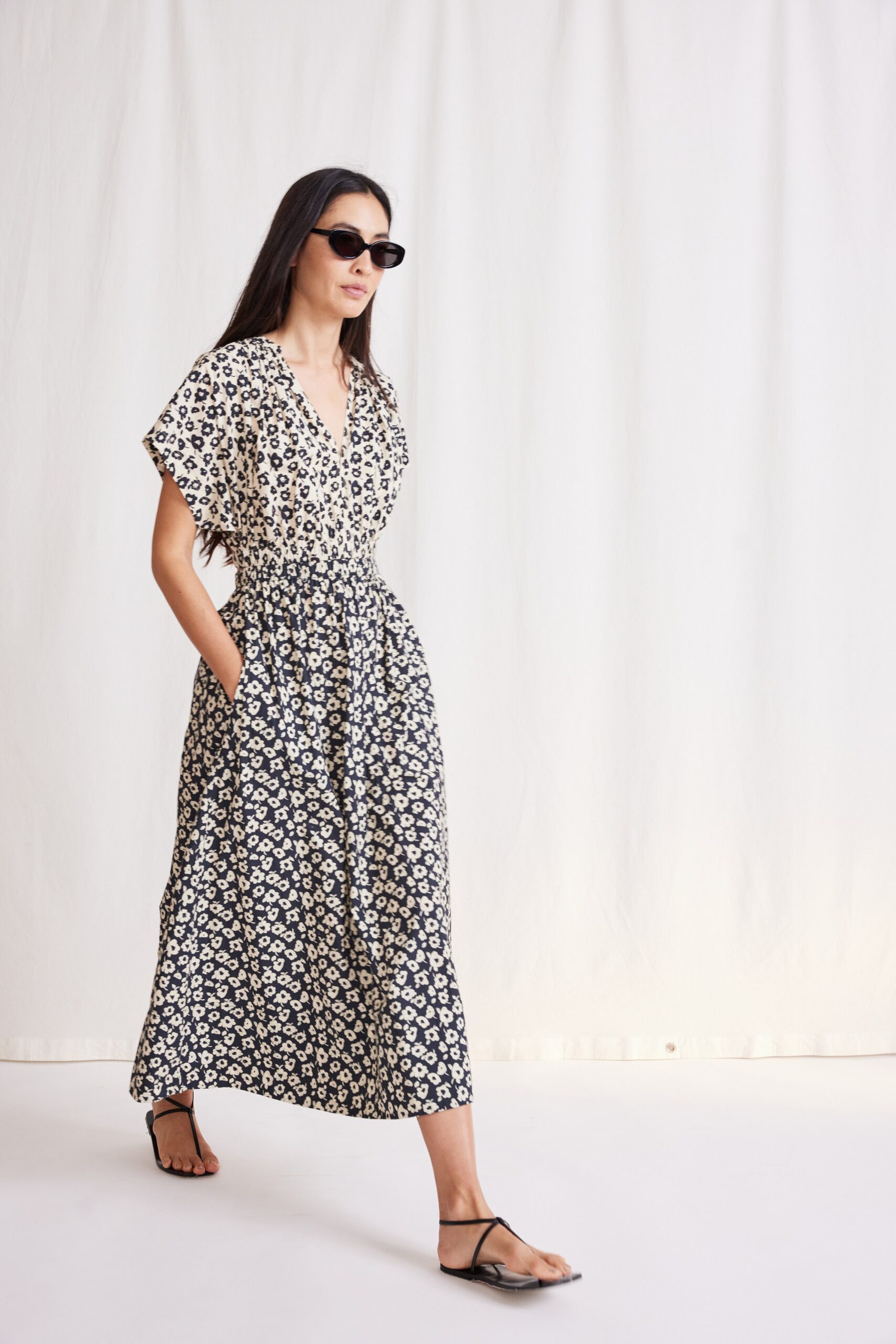 floral midi dress