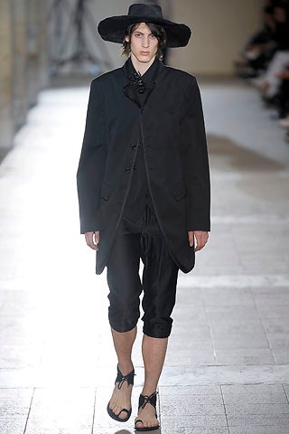 black cotton relaxed cropped pants