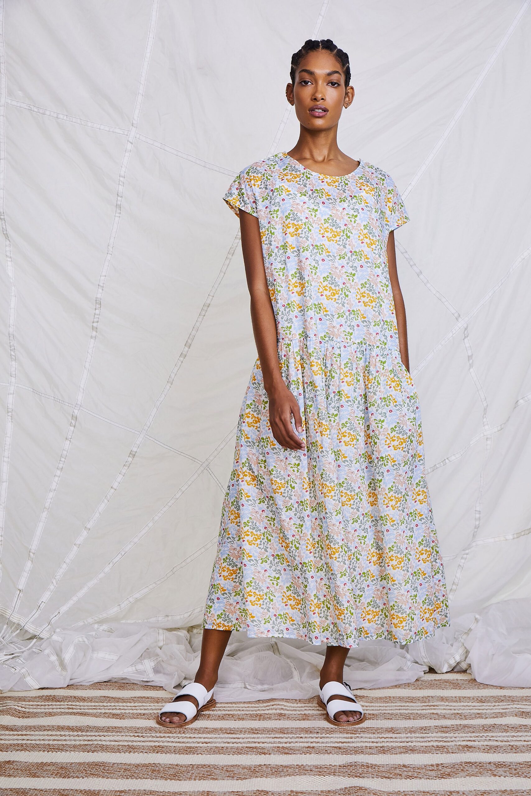 floral midi dress