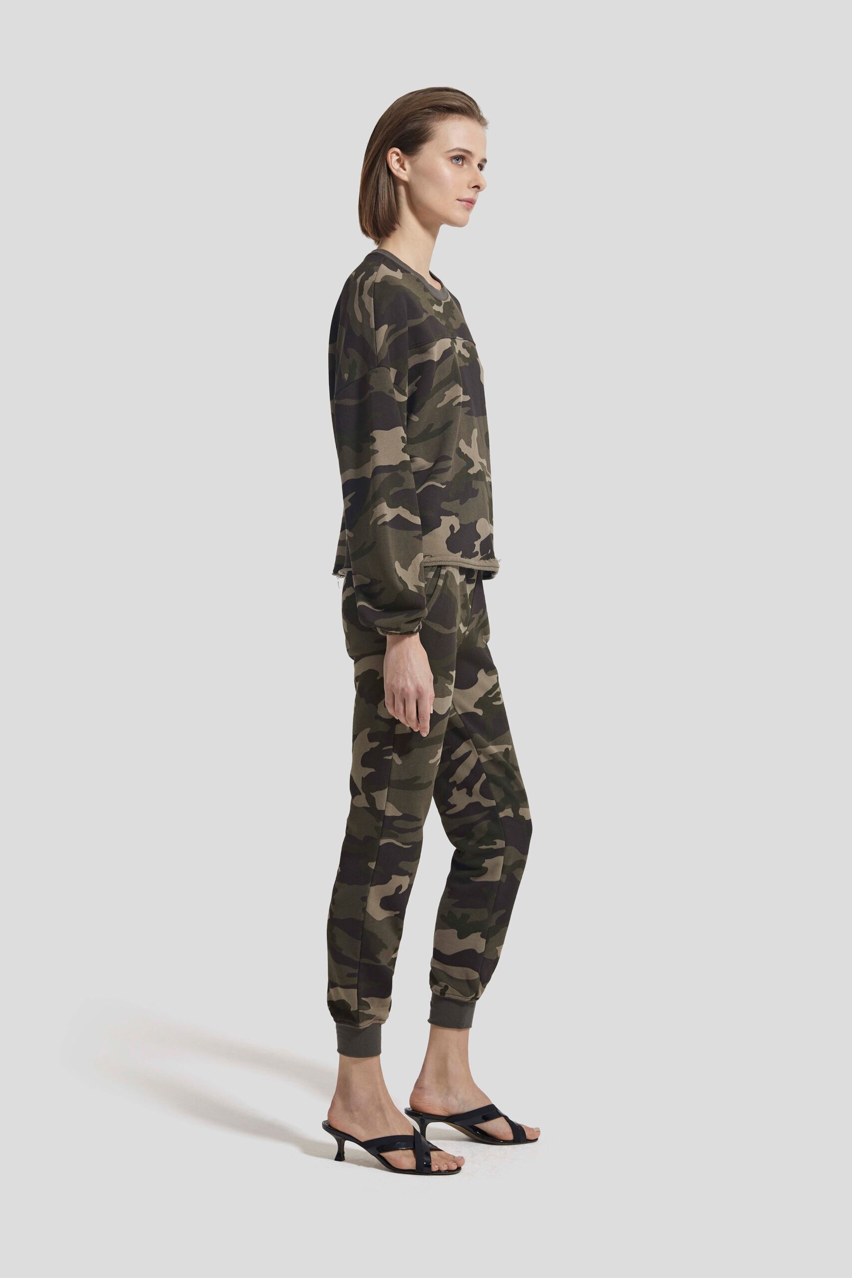 camouflage sweater and pants