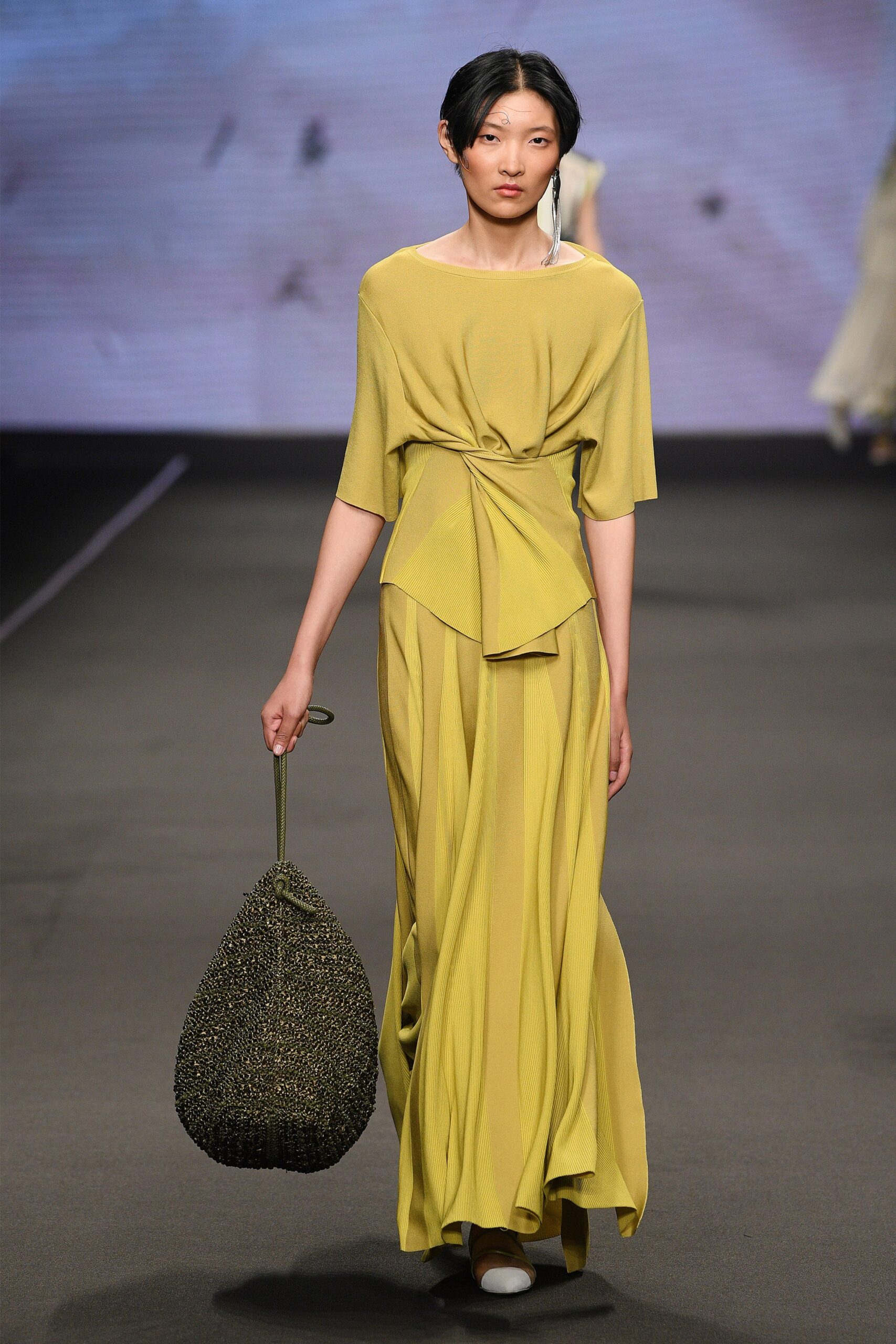 gold metallic textured bag