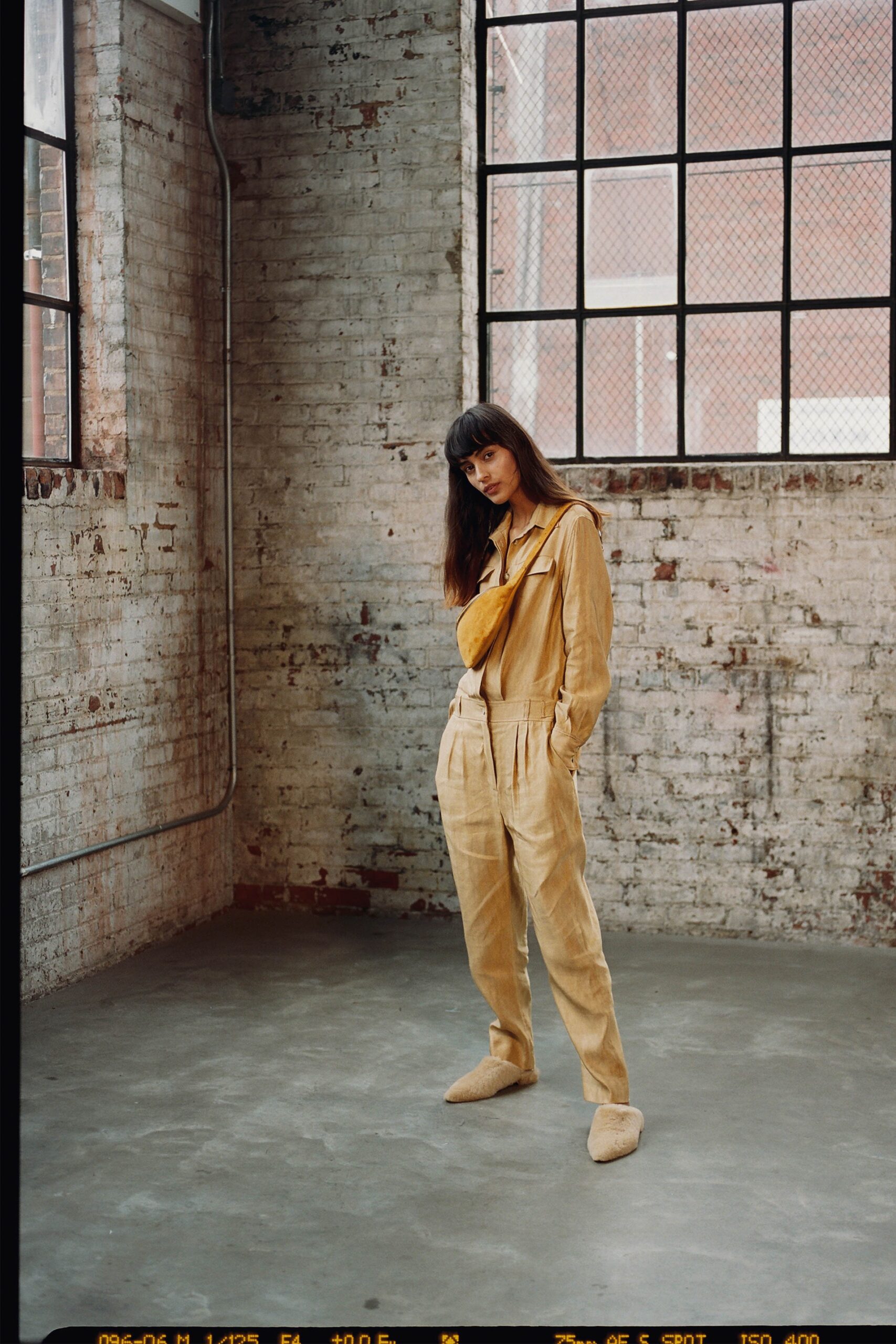 beige relaxed shirt and pants