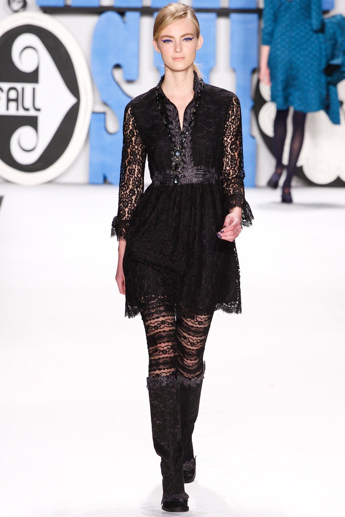 black lace mini dress with leggings