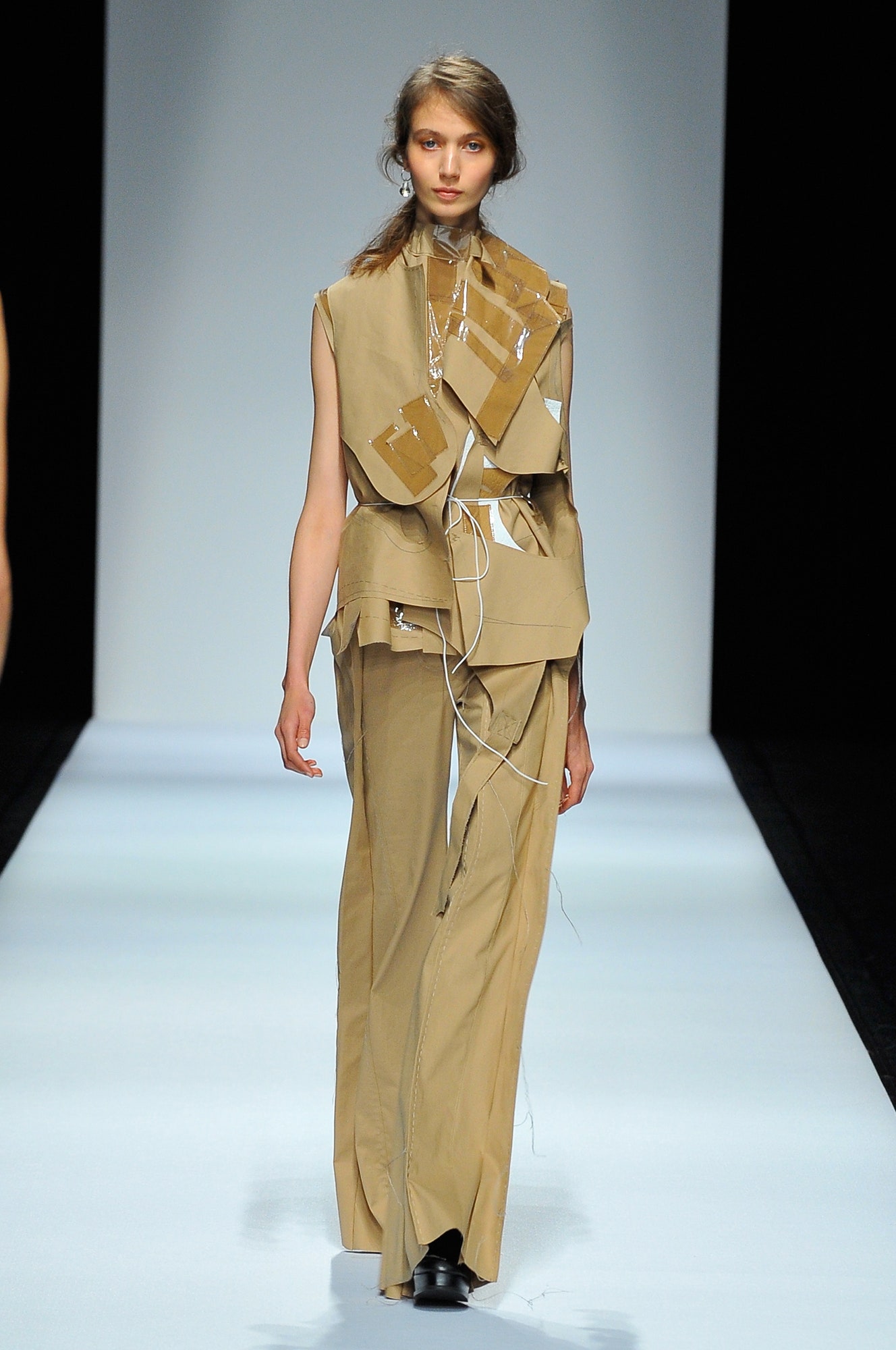 beige relaxed top and pants
