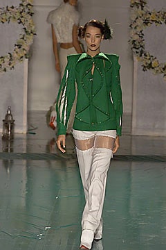 green silk long-sleeve collared fitted embroidered jacket