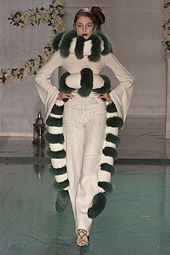 white silk fitted high-waisted straight-leg pants